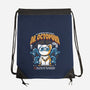 Doctor Octopurr-None-Drawstring-Bag-ilustrata