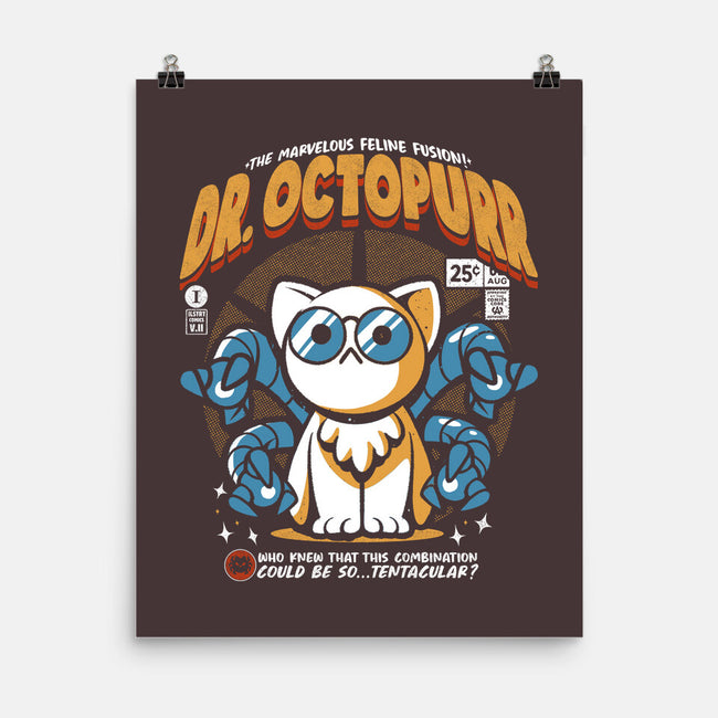 Doctor Octopurr-None-Matte-Poster-ilustrata