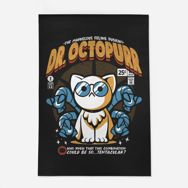 Doctor Octopurr-None-Indoor-Rug-ilustrata
