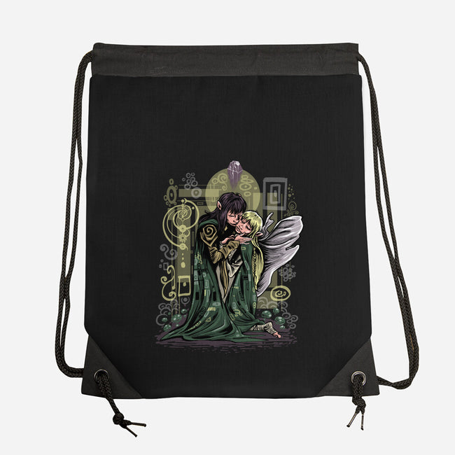 The Dark Kiss-None-Drawstring-Bag-zascanauta