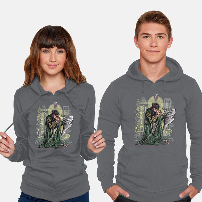 The Dark Kiss-Unisex-Pullover-Sweatshirt-zascanauta