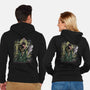 The Dark Kiss-Unisex-Zip-Up-Sweatshirt-zascanauta