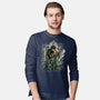 The Dark Kiss-Mens-Long Sleeved-Tee-zascanauta