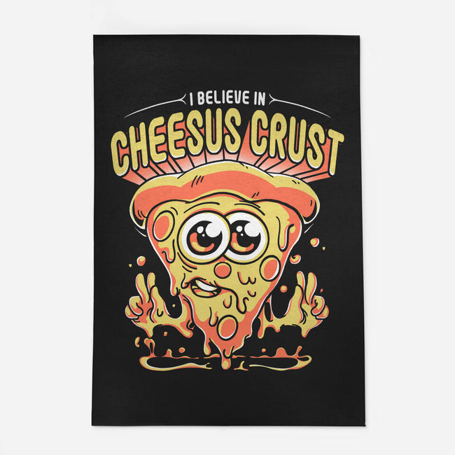 Cheesus Crust-None-Outdoor-Rug-estudiofitas