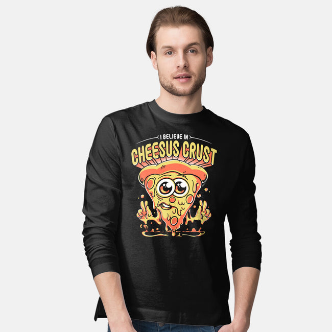 Cheesus Crust-Mens-Long Sleeved-Tee-estudiofitas