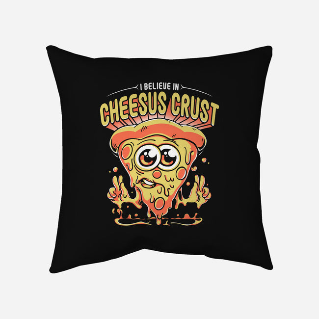 Cheesus Crust-None-Non-Removable Cover w Insert-Throw Pillow-estudiofitas