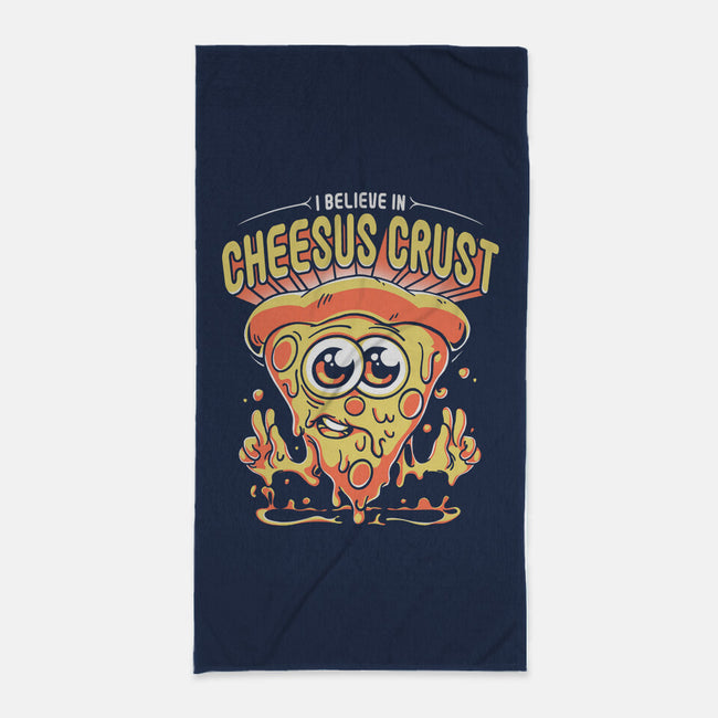 Cheesus Crust-None-Beach-Towel-estudiofitas