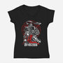 Metal Brothers-Womens-V-Neck-Tee-Knegosfield