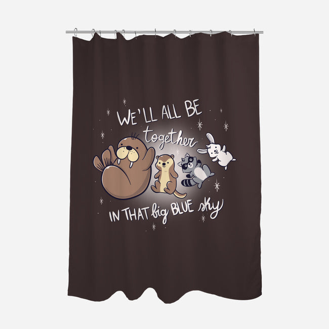 Together-None-Polyester-Shower Curtain-Freecheese