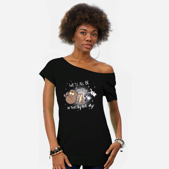 Together-Womens-Off Shoulder-Tee-Freecheese