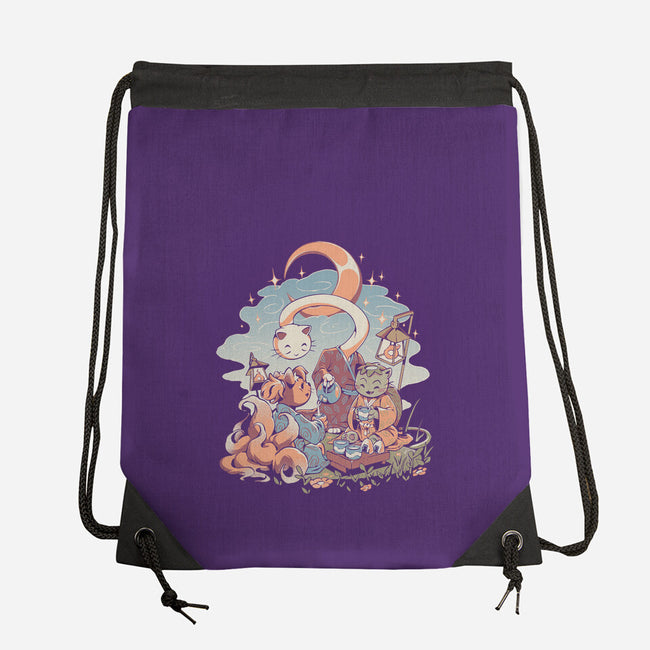 Night Tea-None-Drawstring-Bag-ilustrata