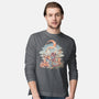 Night Tea-Mens-Long Sleeved-Tee-ilustrata