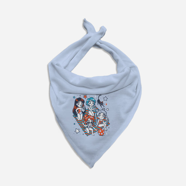 Summer Moon-Dog-Bandana-Pet Collar-estudiofitas