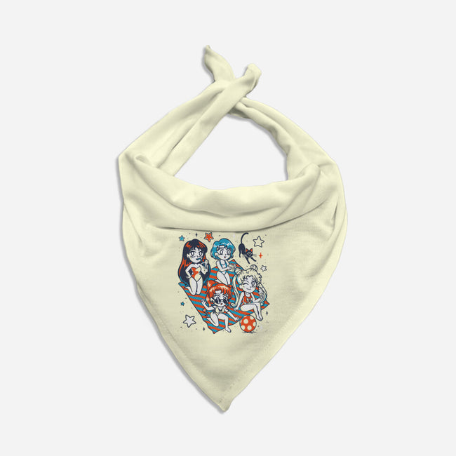 Summer Moon-Dog-Bandana-Pet Collar-estudiofitas