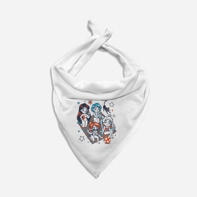 Summer Moon-Dog-Bandana-Pet Collar-estudiofitas