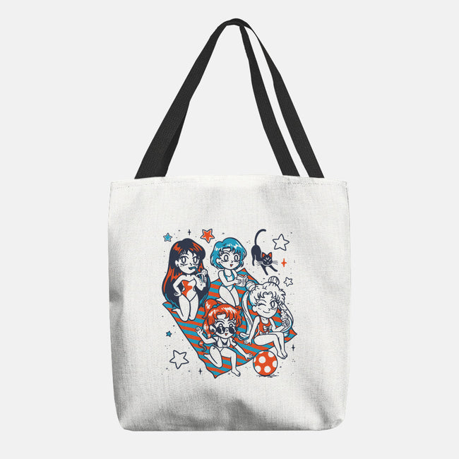 Summer Moon-None-Basic Tote-Bag-estudiofitas