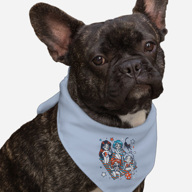 Summer Moon-Dog-Bandana-Pet Collar-estudiofitas