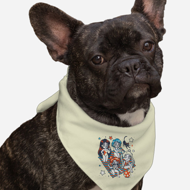 Summer Moon-Dog-Bandana-Pet Collar-estudiofitas