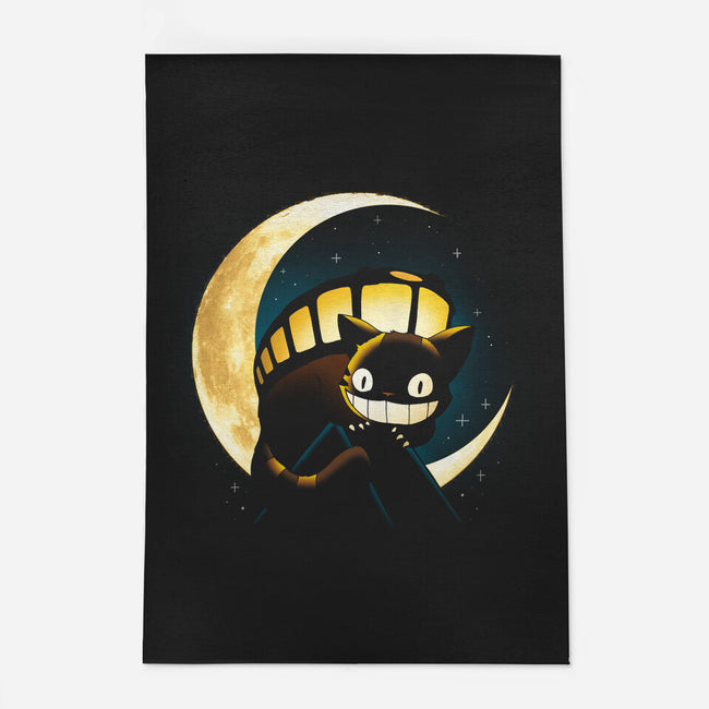 Magic Cat Moon-None-Indoor-Rug-Vallina84