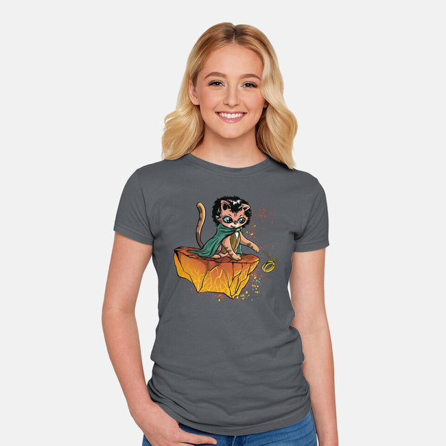 Cat Baggins-Womens-Fitted-Tee-zascanauta