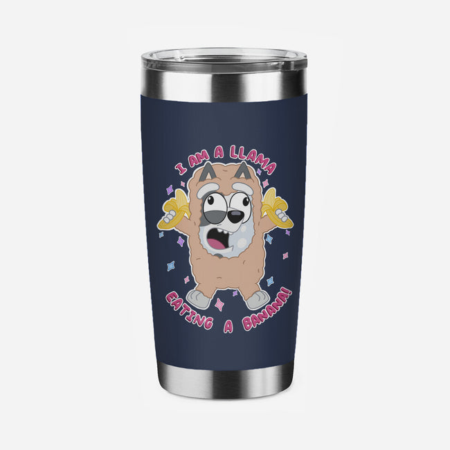 I Am A Llama-None-Stainless Steel Tumbler-Drinkware-Alexhefe