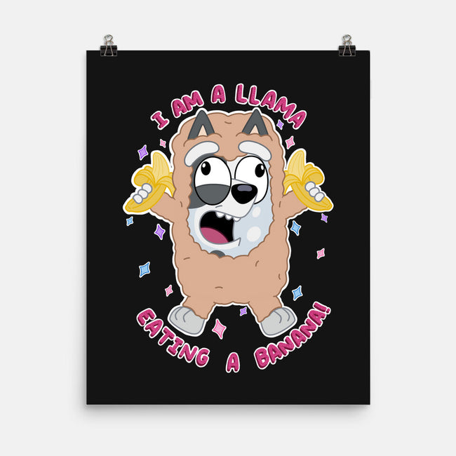 I Am A Llama-None-Matte-Poster-Alexhefe