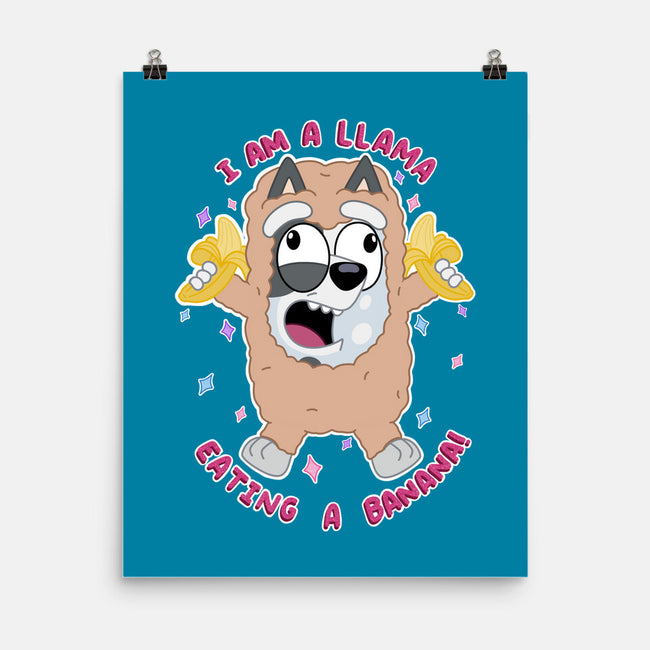 I Am A Llama-None-Matte-Poster-Alexhefe