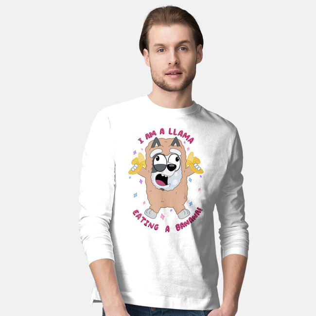 I Am A Llama-Mens-Long Sleeved-Tee-Alexhefe