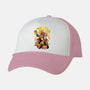 The Big Crash In Boots-Unisex-Trucker-Hat-Julio