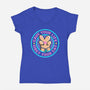 Obey Your Cat-Womens-V-Neck-Tee-leepianti