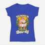 Summer Boo-dy-Womens-V-Neck-Tee-Studio Mootant