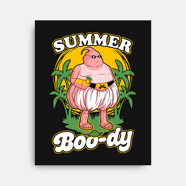 Summer Boo-dy-None-Stretched-Canvas-Studio Mootant