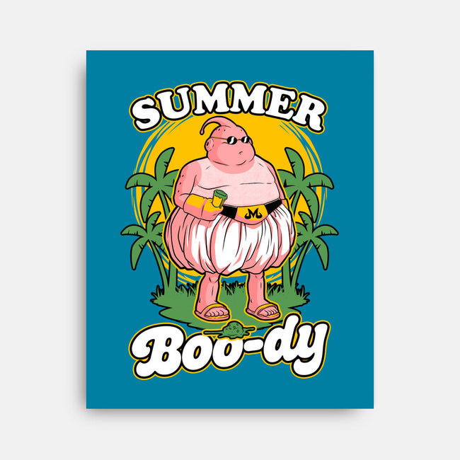 Summer Boo-dy-None-Stretched-Canvas-Studio Mootant