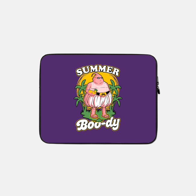 Summer Boo-dy-None-Zippered-Laptop Sleeve-Studio Mootant