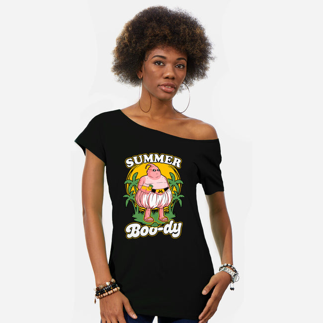 Summer Boo-dy-Womens-Off Shoulder-Tee-Studio Mootant