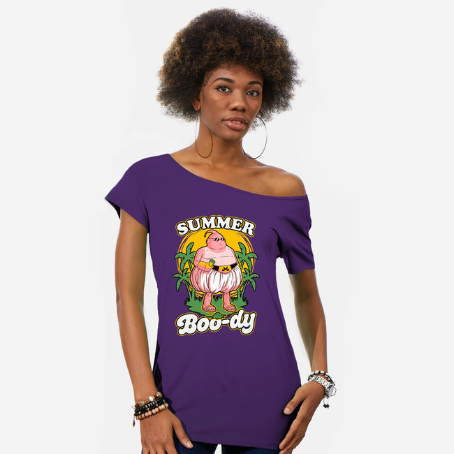 Summer Boo-dy-Womens-Off Shoulder-Tee-Studio Mootant