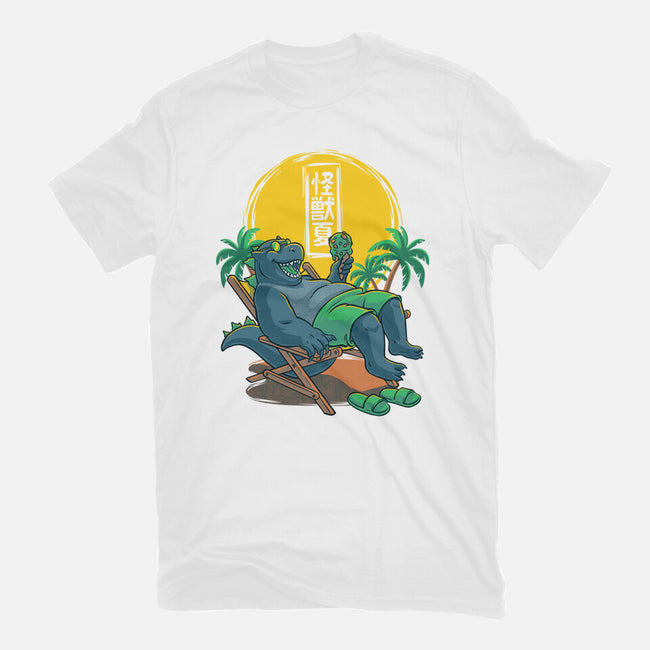 Kaiju Summer Ice Cream-Mens-Heavyweight-Tee-Studio Mootant