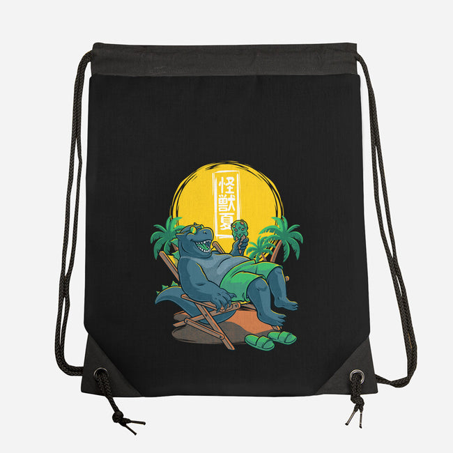 Kaiju Summer Ice Cream-None-Drawstring-Bag-Studio Mootant