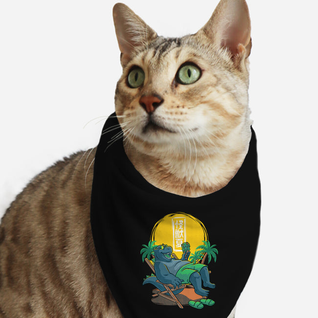 Kaiju Summer Ice Cream-Cat-Bandana-Pet Collar-Studio Mootant