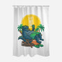 Kaiju Summer Ice Cream-None-Polyester-Shower Curtain-Studio Mootant