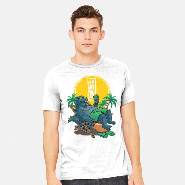 Kaiju Summer Ice Cream-Mens-Heavyweight-Tee-Studio Mootant