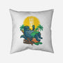 Kaiju Summer Ice Cream-None-Removable Cover-Throw Pillow-Studio Mootant