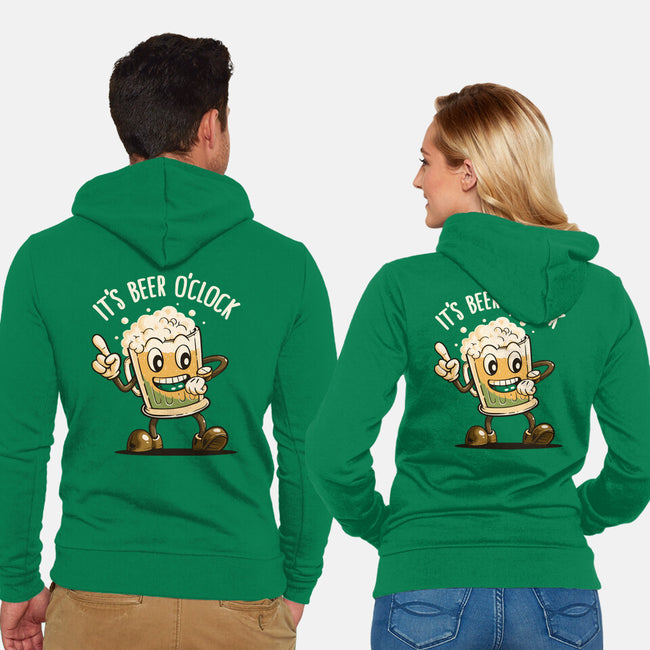 Beer Time-Unisex-Zip-Up-Sweatshirt-koalastudio