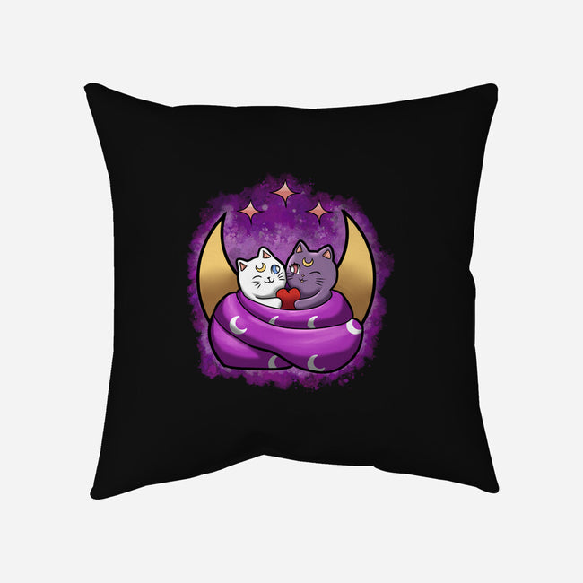 My Cat Love-None-Removable Cover-Throw Pillow-nickzzarto