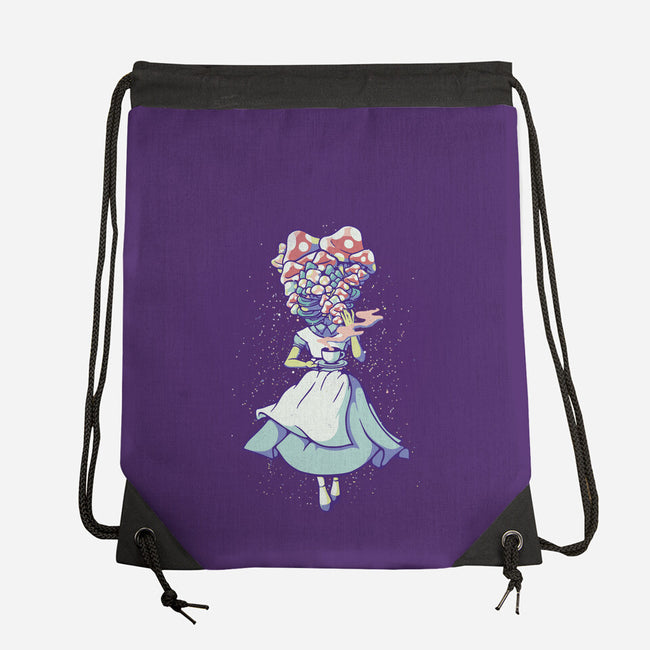 Alice Mushroom-None-Drawstring-Bag-tobefonseca