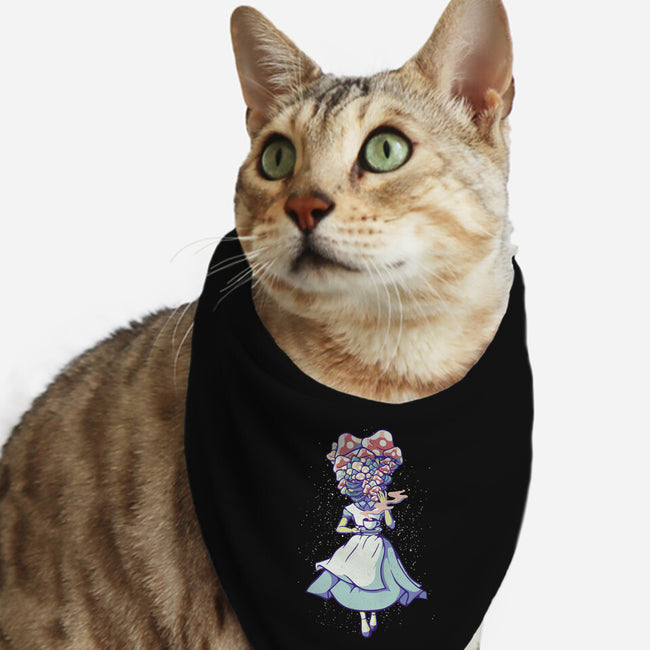 Alice Mushroom-Cat-Bandana-Pet Collar-tobefonseca