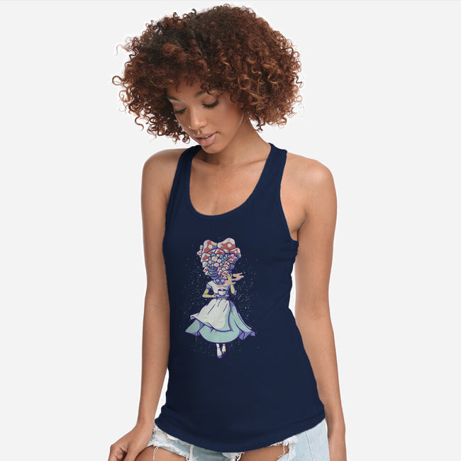 Alice Mushroom-Womens-Racerback-Tank-tobefonseca