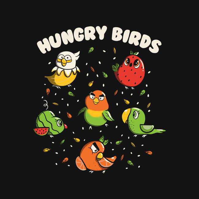 Hungry Birds-Mens-Heavyweight-Tee-tobefonseca