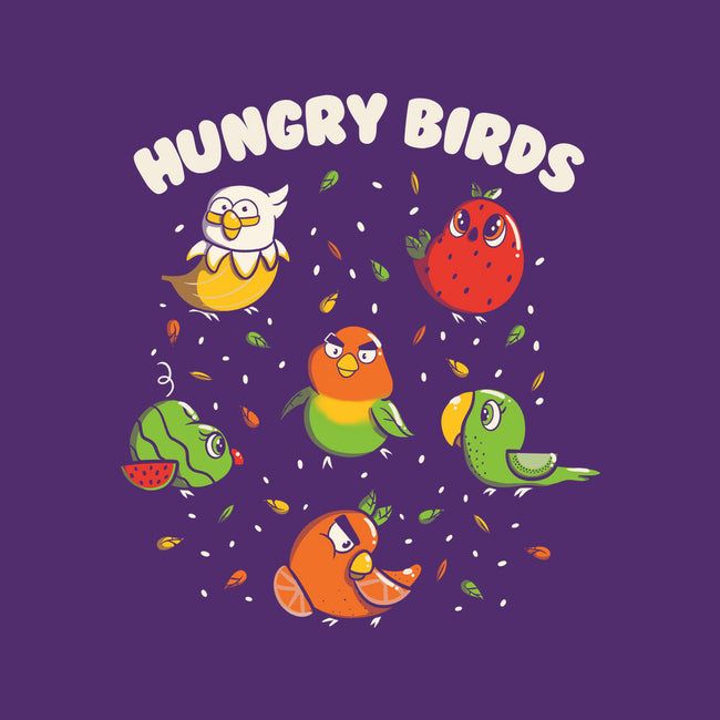 Hungry Birds-None-Removable Cover w Insert-Throw Pillow-tobefonseca