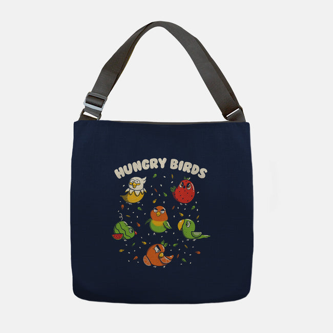 Hungry Birds-None-Adjustable Tote-Bag-tobefonseca